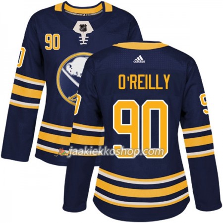 Nainen NHL Buffalo Sabres Pelipaita Ryan OReilly 90 Adidas 2017-2018 Marine Sininen Authentic